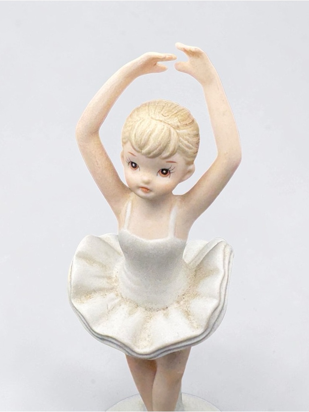 Vintage Lefton 1983 Ballerina 03835 Christopher Collection Figurine on Pedestal - Picture 11 of 14